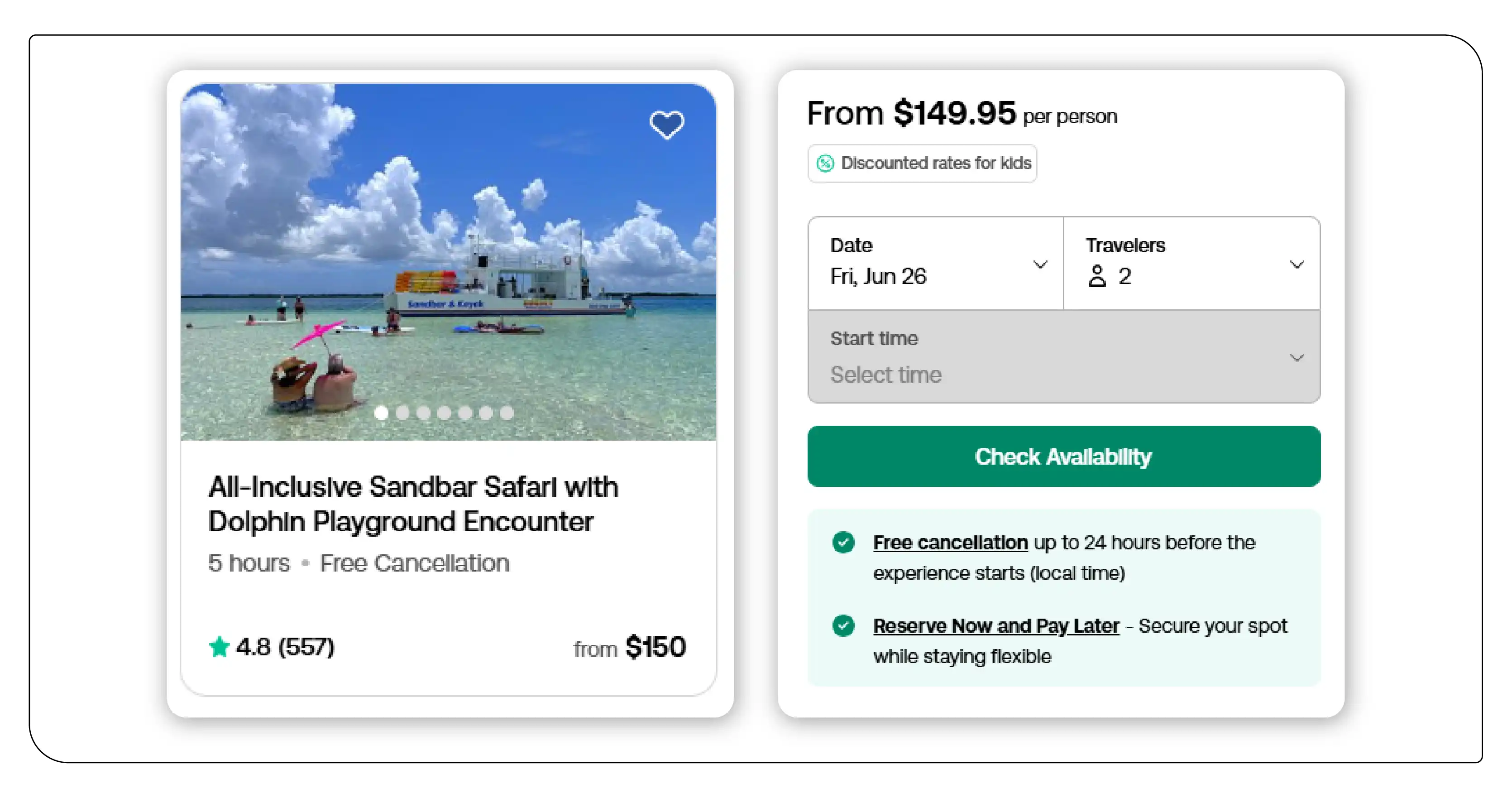 Activity Availability and Pricing Intelligence